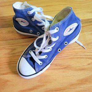 Converse Blue high tops - child size 13